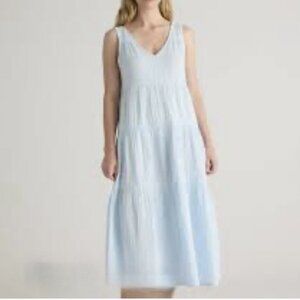 Dip 100% Organic Cotton Baby Blue Dress, Size XL